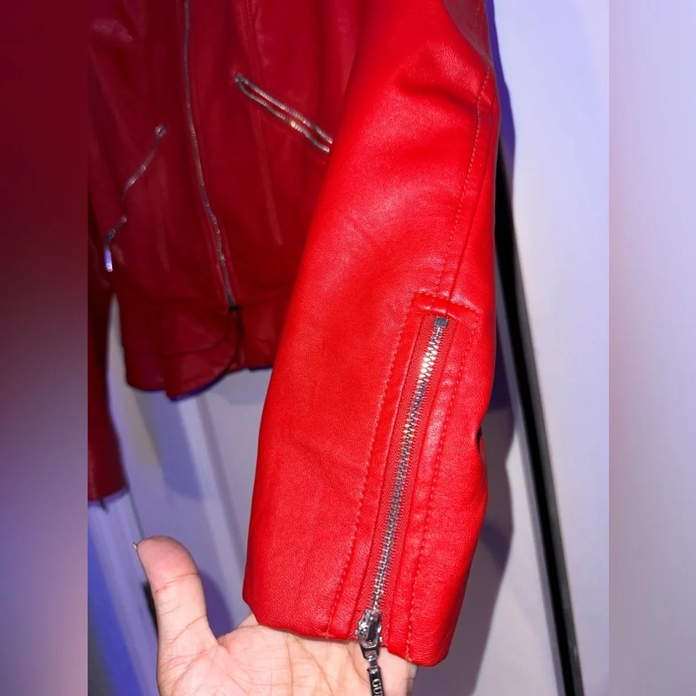 Guess Leather Jacket - Picture 4 of 4